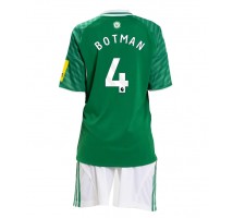 Newcastle United Sven Botman #4 Koszulka Wyjazdowa dzieci 2025-26 Krótki Rękaw (+ krótkie spodenki)